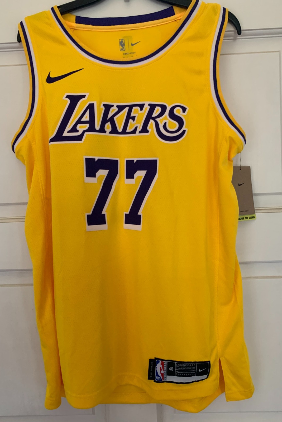 LUKA DONCIC signed autographed LOS ANGELES LAKERS Jersey