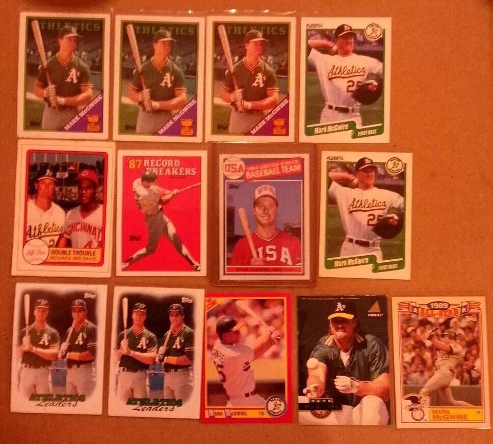 Mark Macgwire Rookie Card Lot 34 Cards Total *1985 Topps 401*