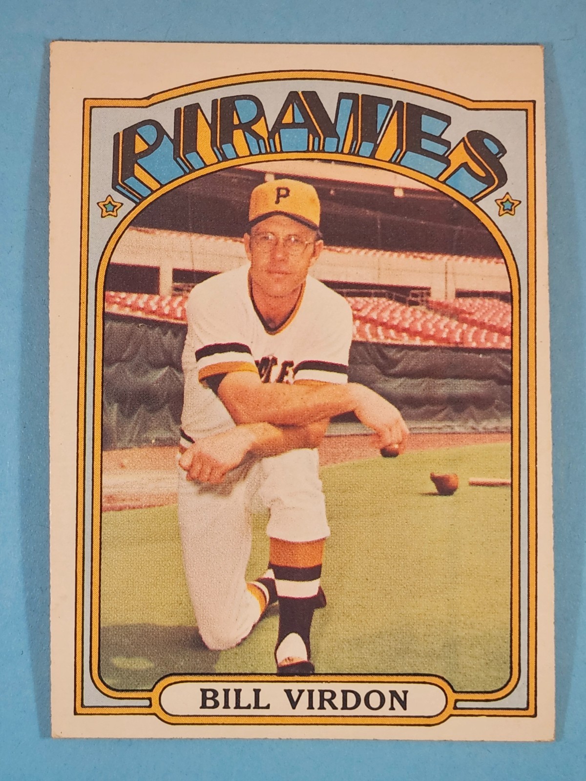 1972 Topps Bill Virdon Pittsburgh Pirates #661 EX-NM+ ⚾