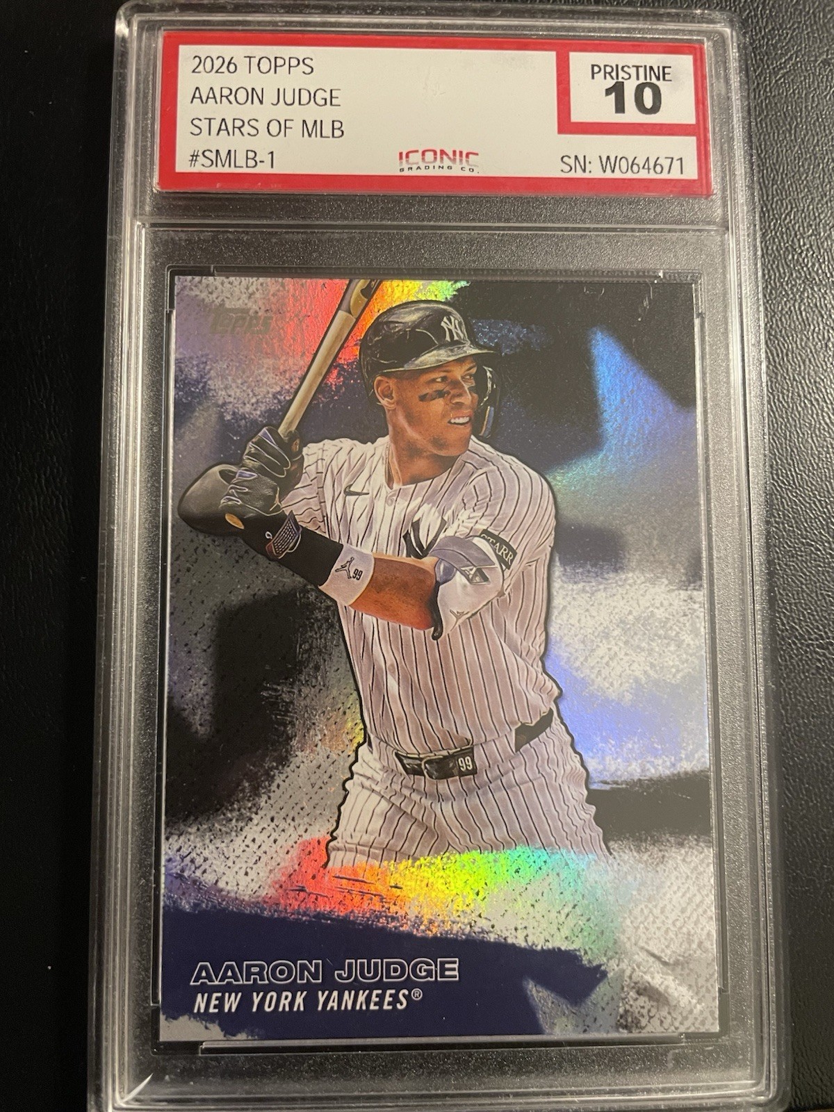 Topps 2026 Series 1 Aaron Judge Stars of MLB #SMLB-1 Yankees Iconic 10