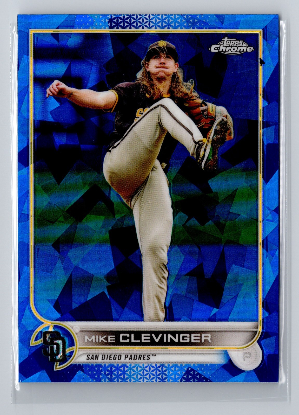 2022 Topps Chrome Updated Series Sapphire – Mike Clevinger #US186