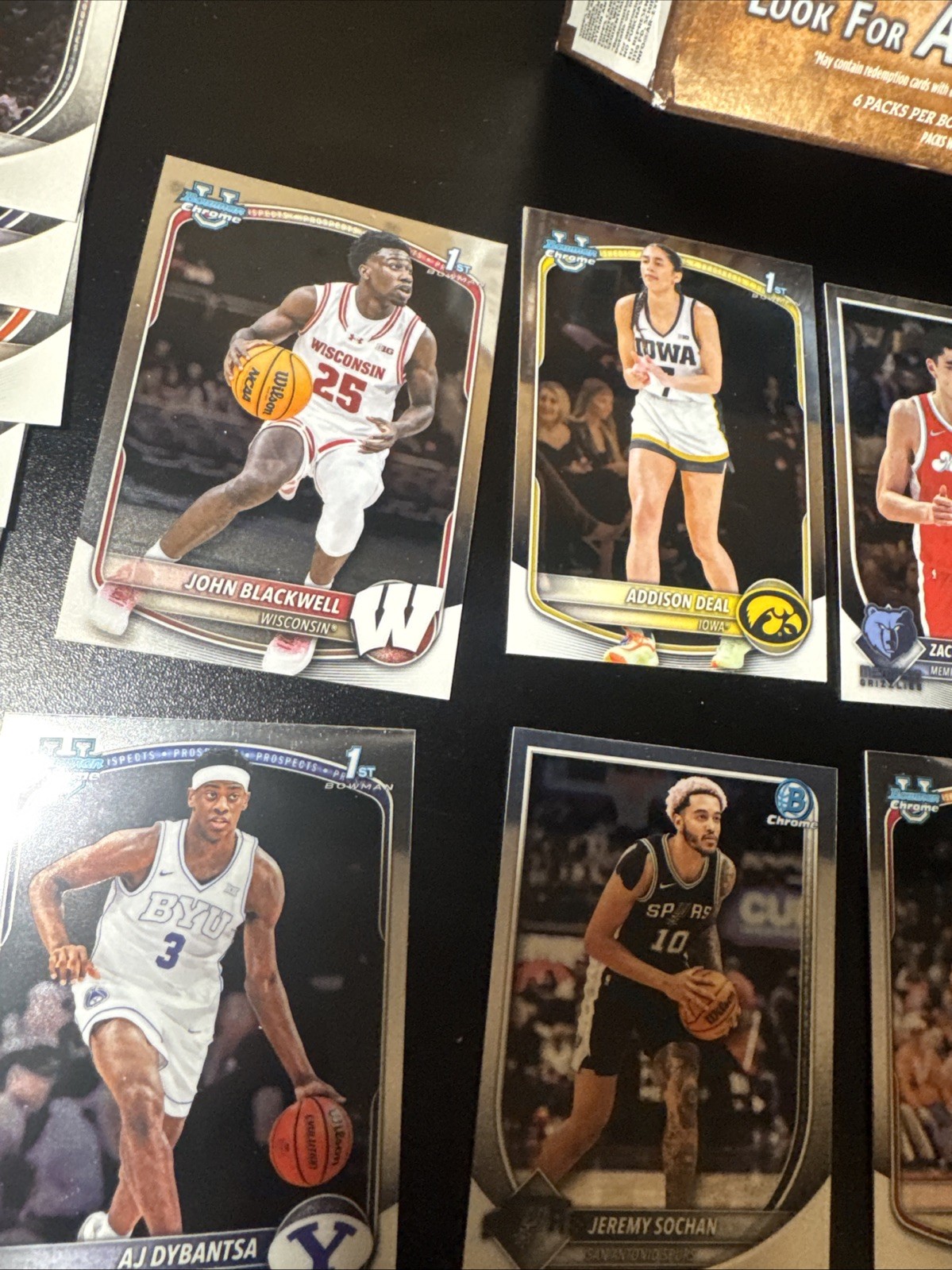 2025-26 Bowman Basketball Value Box NBA Chrome Topps Blaster
