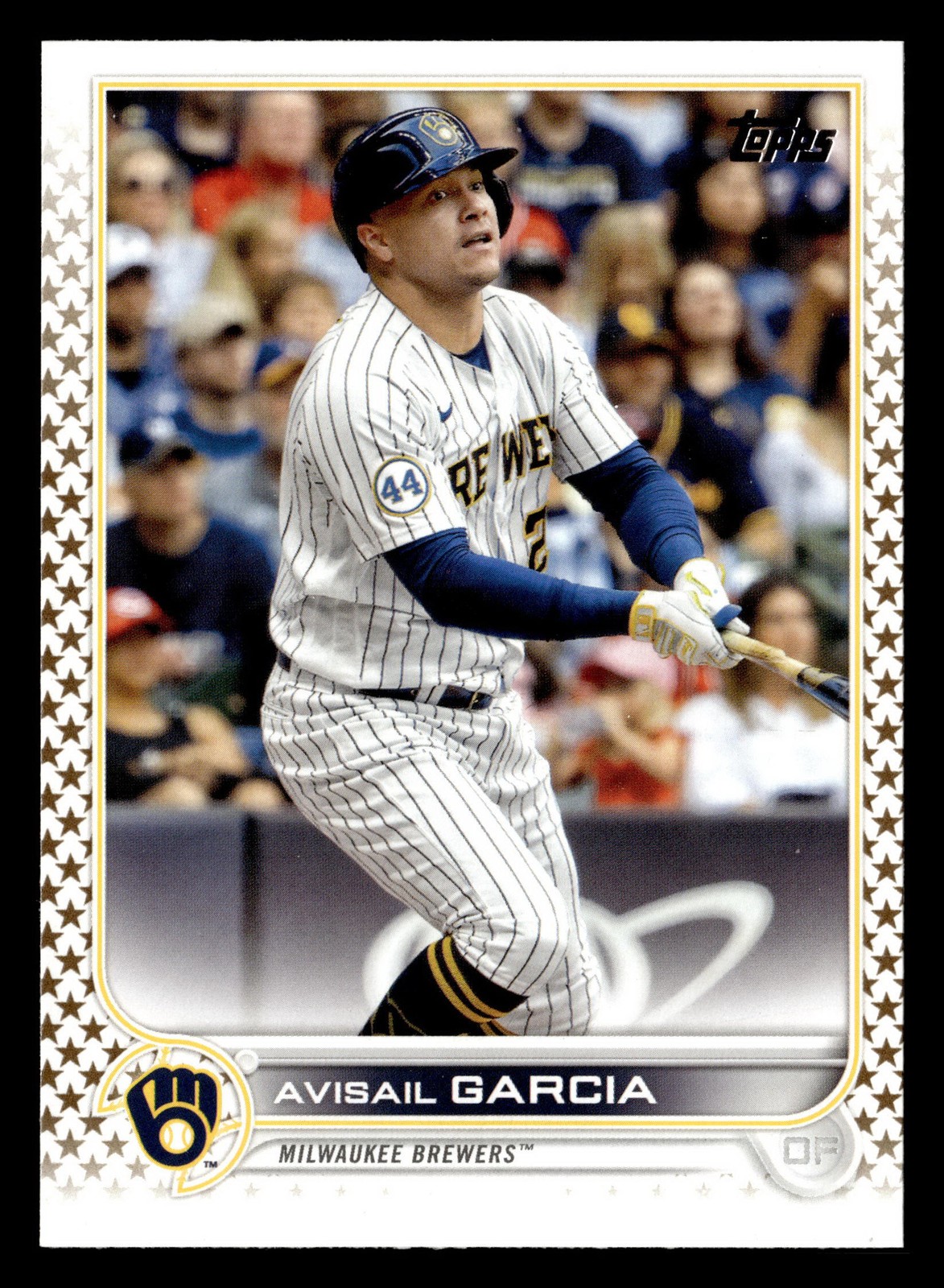 Avisail Garcia 2022 Topps Gold Star SP #92 Milwaukee Brewers *031