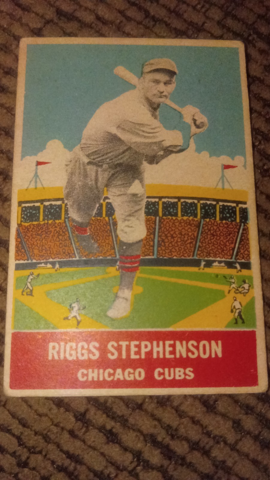 1933 DeLong R333 Riggs Stephenson #15 (RC)