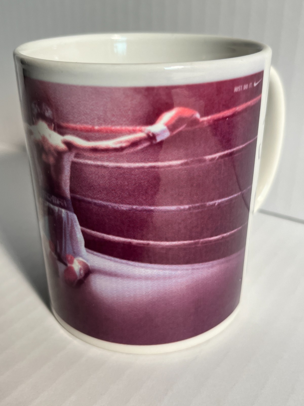 Manny “Pacman” Pacquiao + Freddie Roach Dual Autographed Coffee Mug Nike Ad Pic
