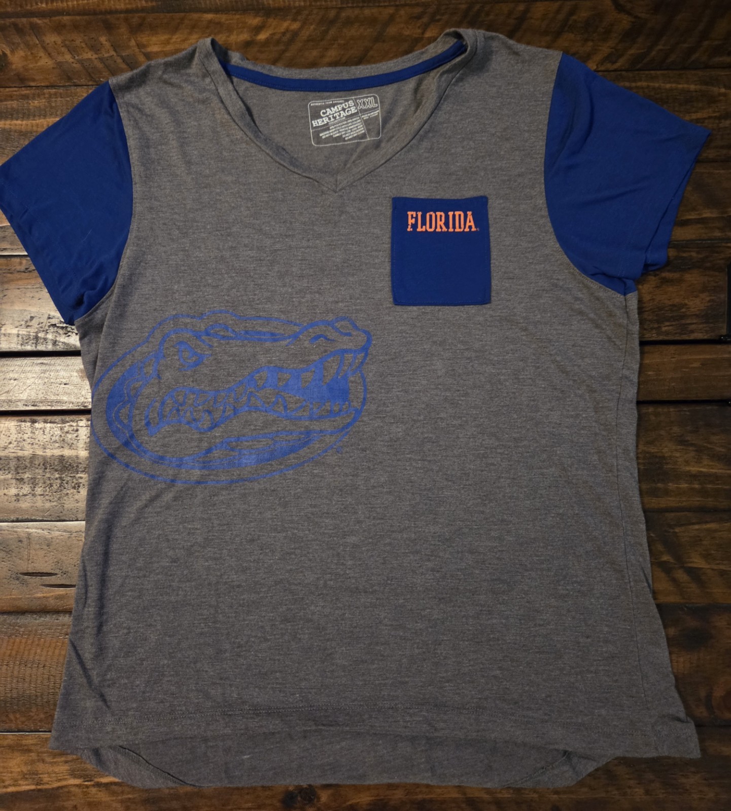 Womens Florida Gators Shirt 65% Polyester/35% Rayon Size XXL
