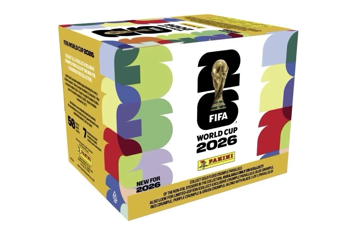 Panini FIFA World Cup 2026 Official Sticker 50-Pack Box Limited