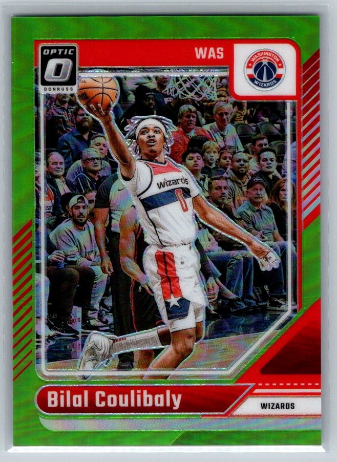 2024-25 Donruss Optic Bilal Coulibaly Lime Green /149 #63 Washington Wizards