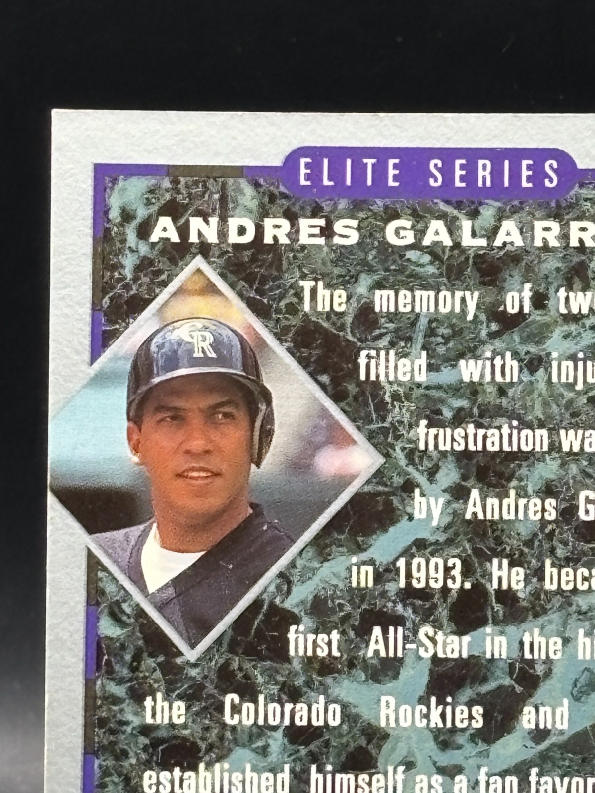 1994 Donruss – Elite Series Andres Galarraga #48 /10000