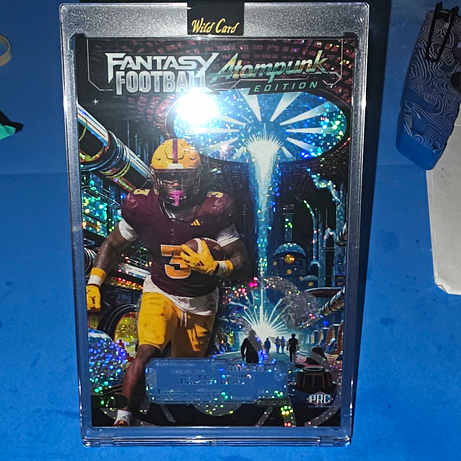Wild Card 2026 Fantasy Football Atompunk Raleek Brown FAPMB02-RB 1/1 Longhorns
