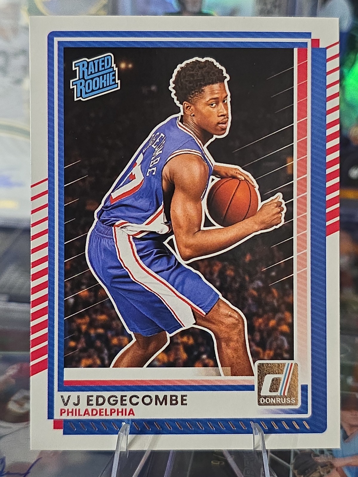 2025-26 Panini Donruss Basketball Rated Rookie Vj Edgecombe #1 (RC)