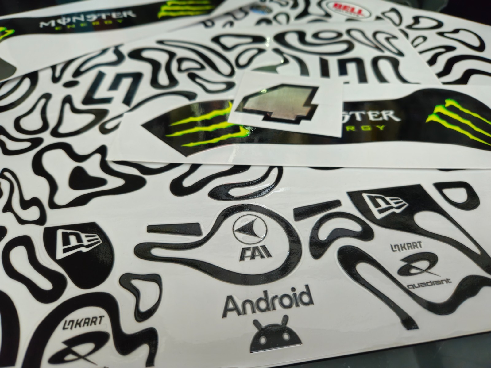 Lando Norris 2025 F1 World Champion Helmet Sticker, DIY Helmet Decal Set