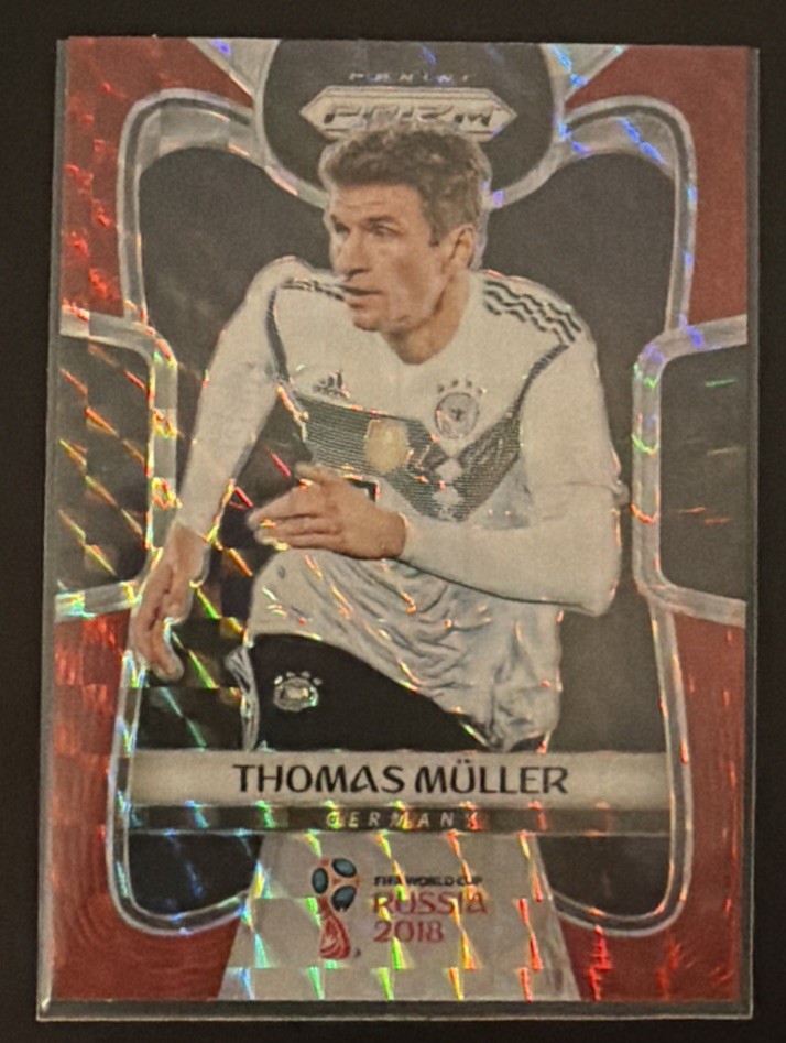 2018 Panini Prizm World Cup Red Mosaic Prizm Thomas Muller #97 0c84