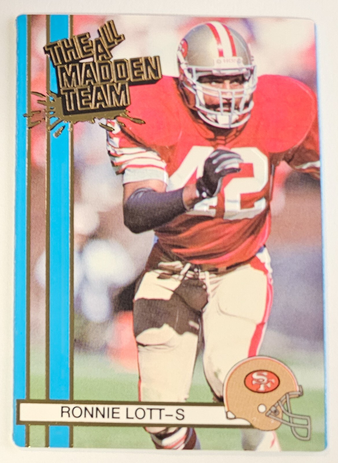 Ronnie Lott 1990 Action Packed All-Madden #32 San Francisco 49ers