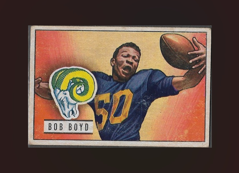 1951 Bowman #113 Bob Boyd (RC) (VG) Los Angeles Rams