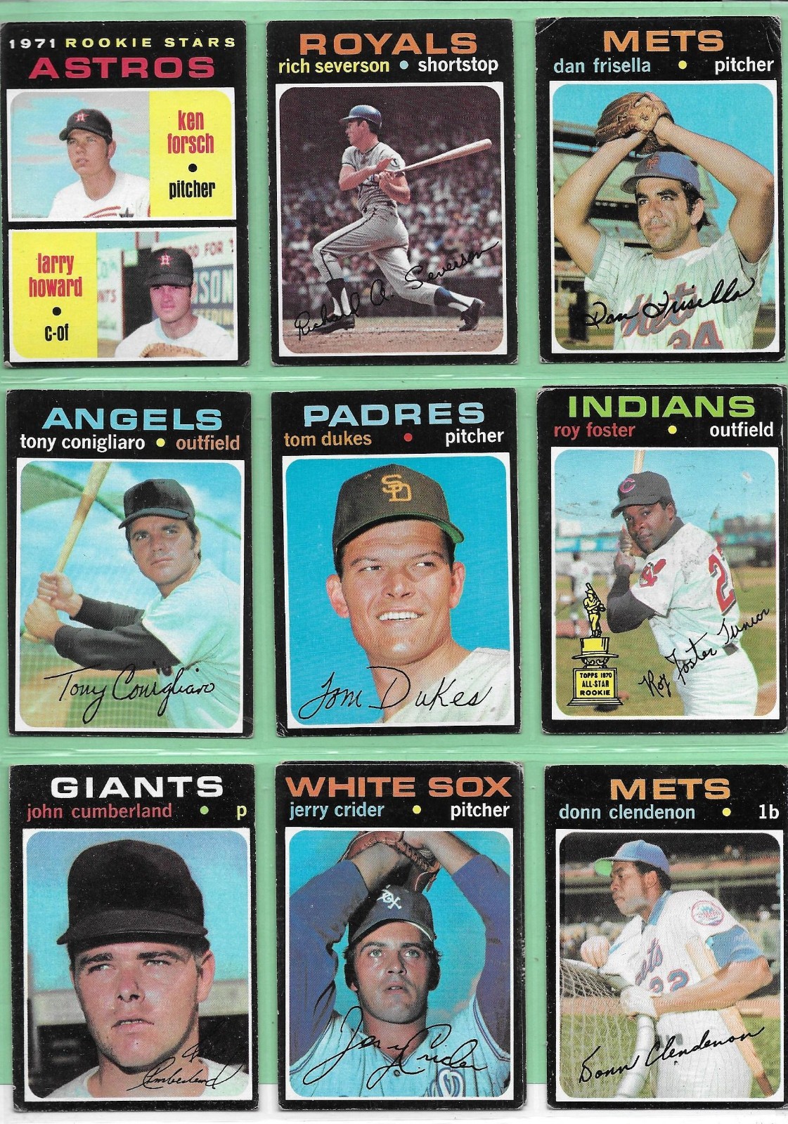 1971 Topps Baseball – Pick Your Cards & Fill Your Sets – Cards (8-223)