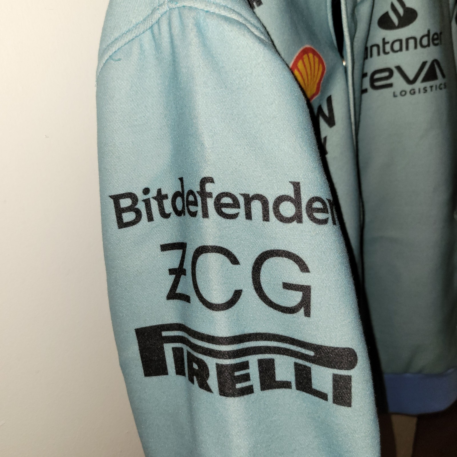 Scuderia Ferrari F1 2024 Miami GP Team Varsity Jacket L FAST SHIP✈ MAKE AN OFFER