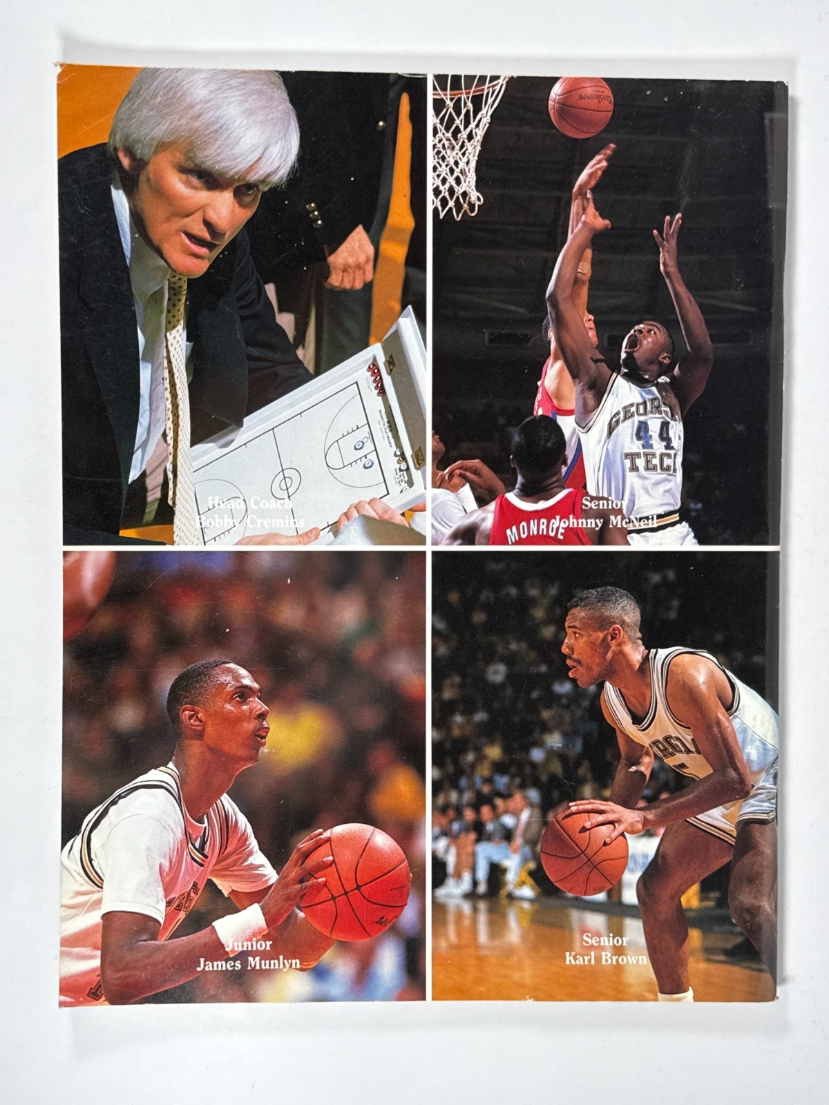 VINTAGE – 1989-1990 Georgia Tech Basketball – Pre-Season Prospectus