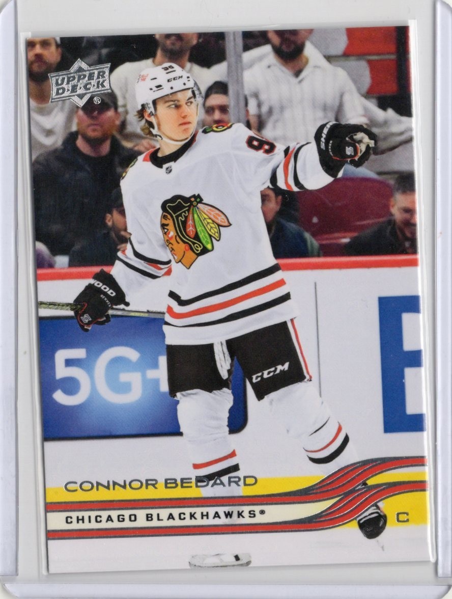 Connor Bedard 2025-26 Upper Deck Series 2 #285 Blackhawks Fire Sale!