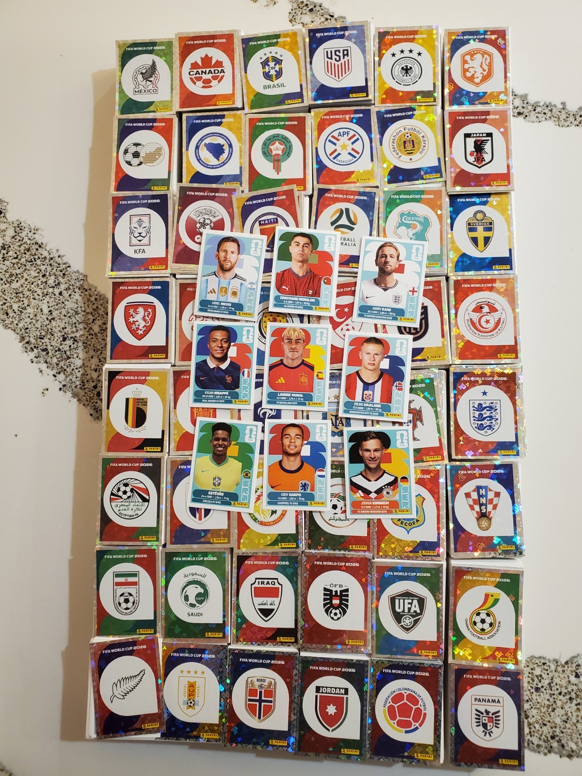 2026 Panini FIFA World Cup Stickers US Edition #ARG 1-#PAN 20 – Pick Your Player