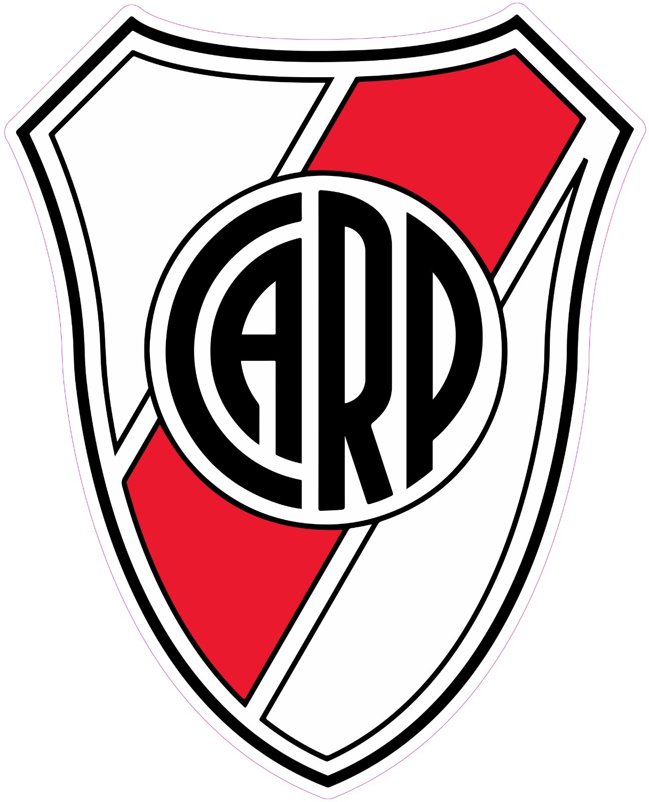 River Plate Soccer HTV Heat Transfer Vinyl Iron On (NOT A PATCH)