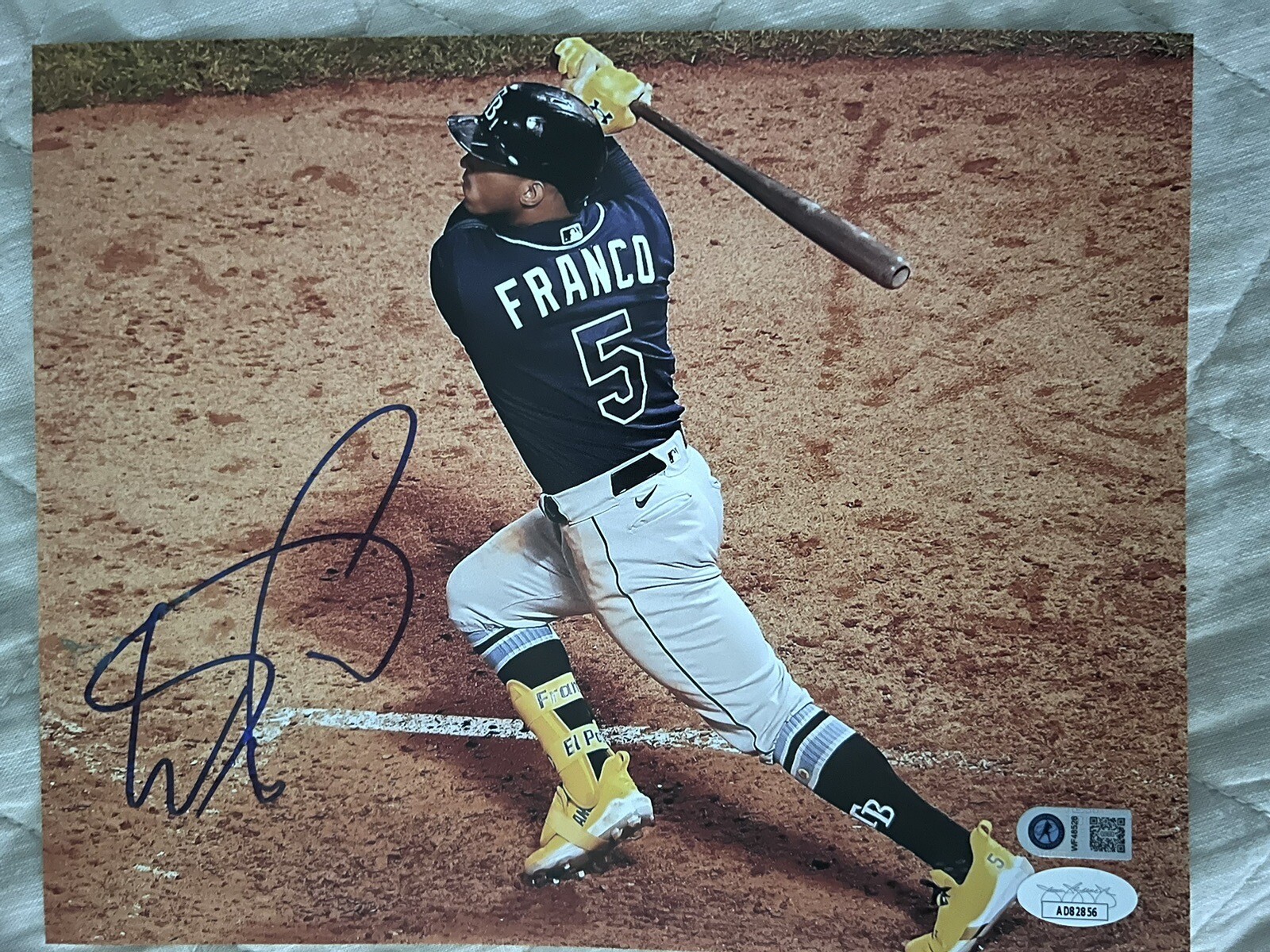 Wander Franco Signed 8×10 Photo Autograph JSA COA Tampa Bay Rays