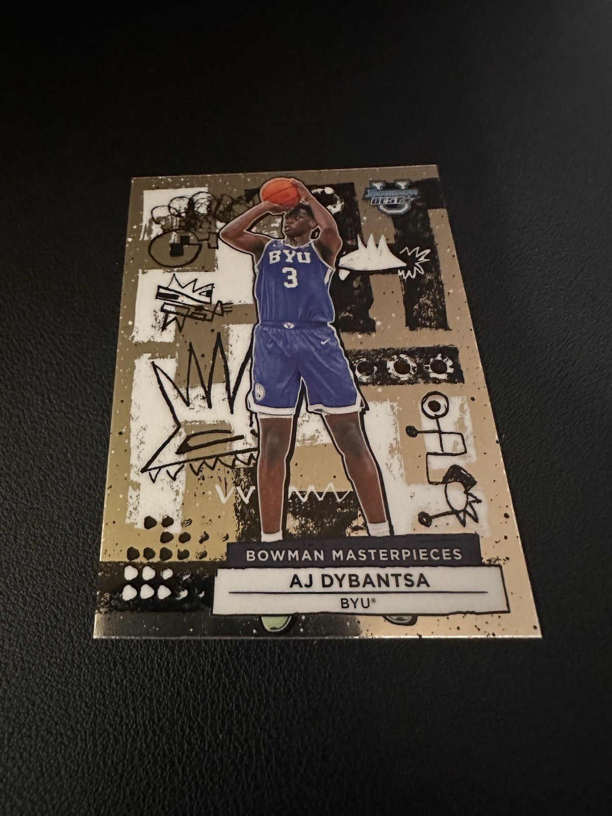 AJ Dybantsa 2025-26 Bowman Best University #BM-2 Masterpieces BYU Cougars