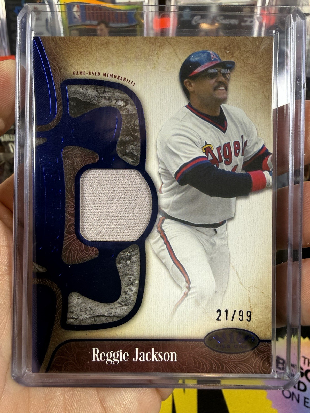 2026 Topps Tier One Reggie Jackson Legend Relic T1LR-RJA /99 Angels Game Used