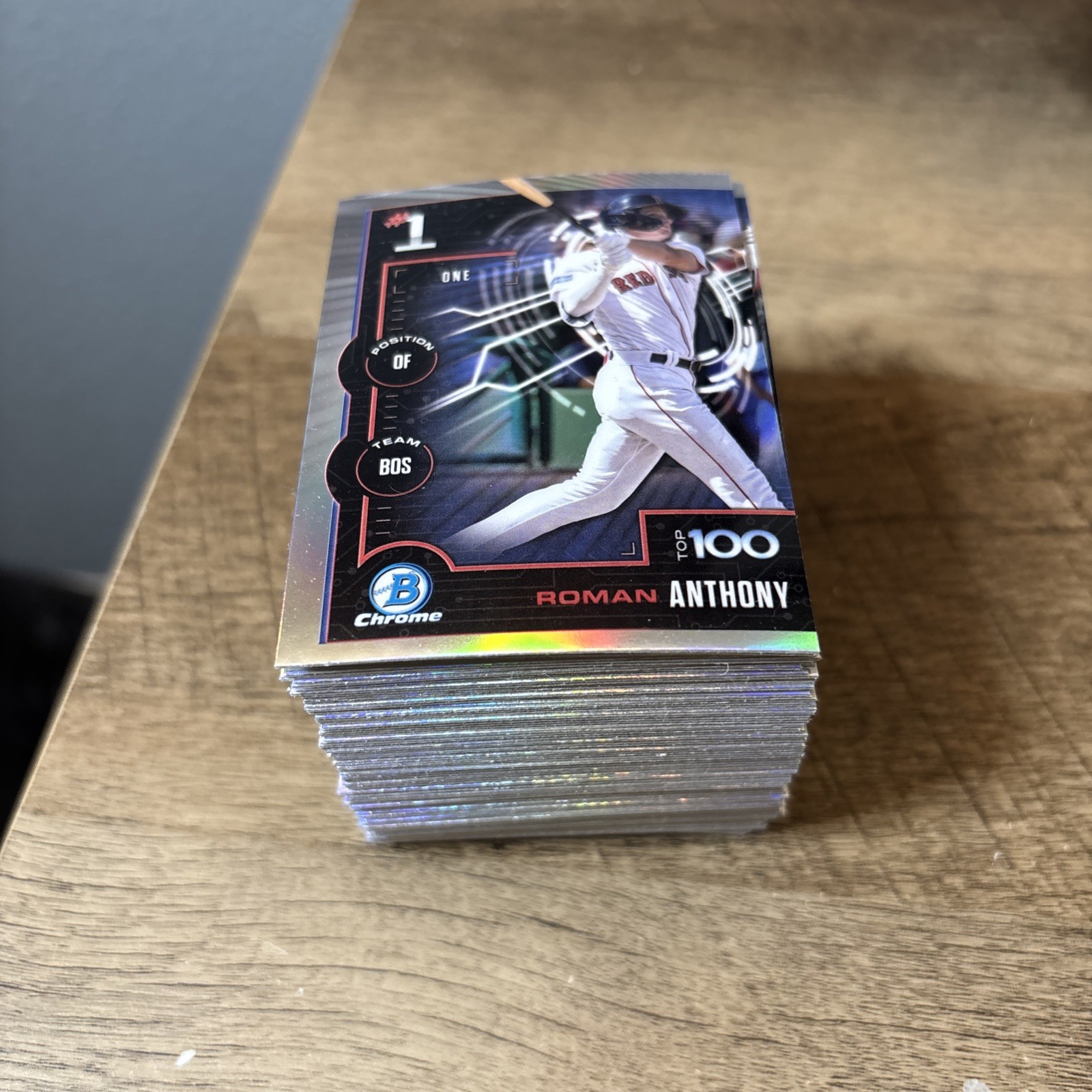 2025 Bowman Scouts’ Top 100 Refractor Complete Set #BTP-1 TO #BTP-100