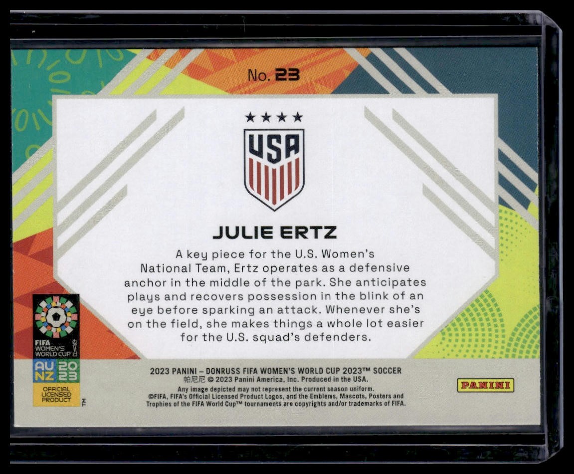 JULIE ERTZ 2023 Donruss FIFA Women’s World Cup Field Vision #23
