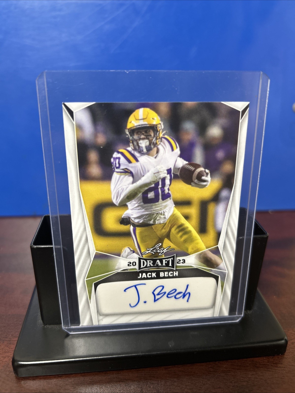 2023 Leaf Draft – Autographs Jack Bech #BA-JB4 (AU, RC)