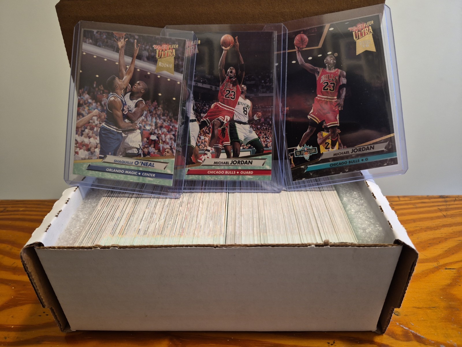 1992/93 Fleer Ultra Series 1 & 2 Complete set 1-375 SHAQ RC & 2x Michael Jordan