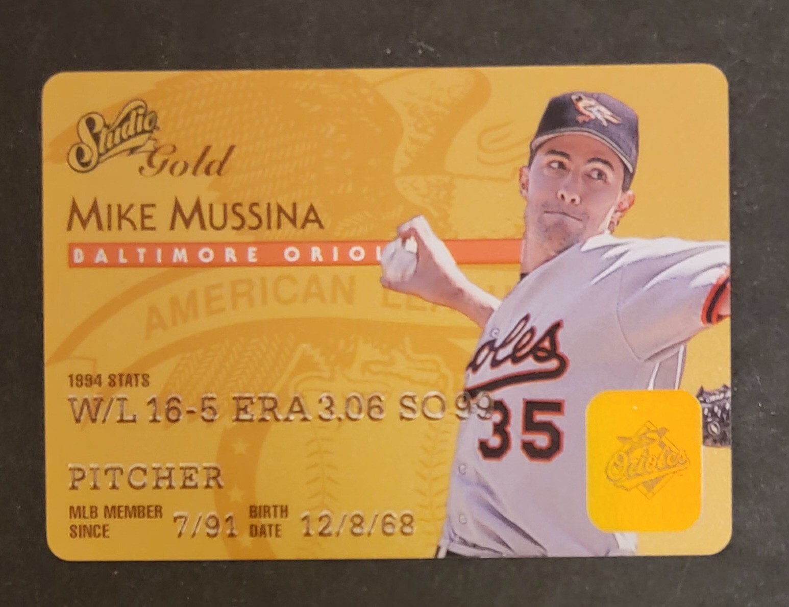 1995 Studio Baseball Gold Insert Singles U Pick