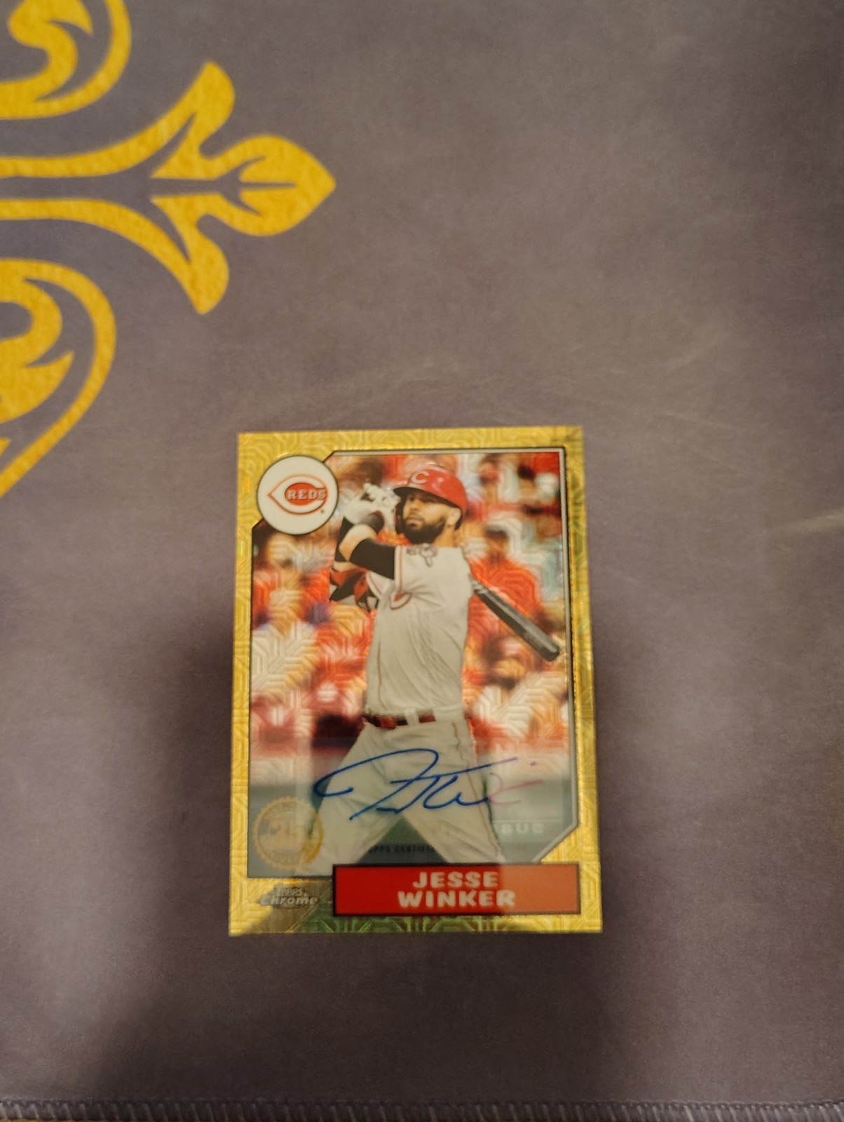 Jesse Wimker 2022 Topps Chrome Silver Pack Mojo Refractor Auto /149 Autograph