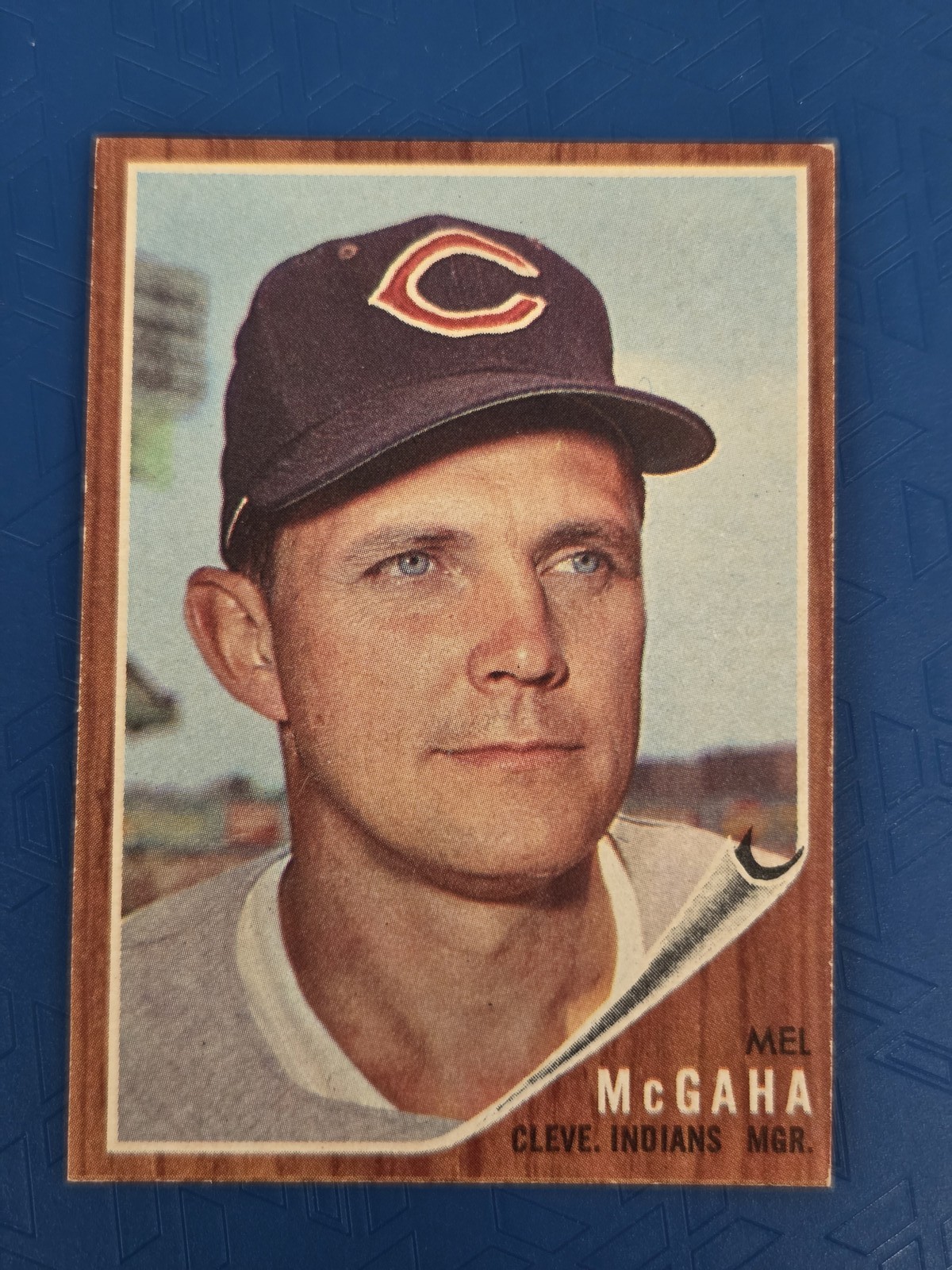 1962 Topps #242 Mel McGaha Cleveland Indians BASEBALL Card 3L