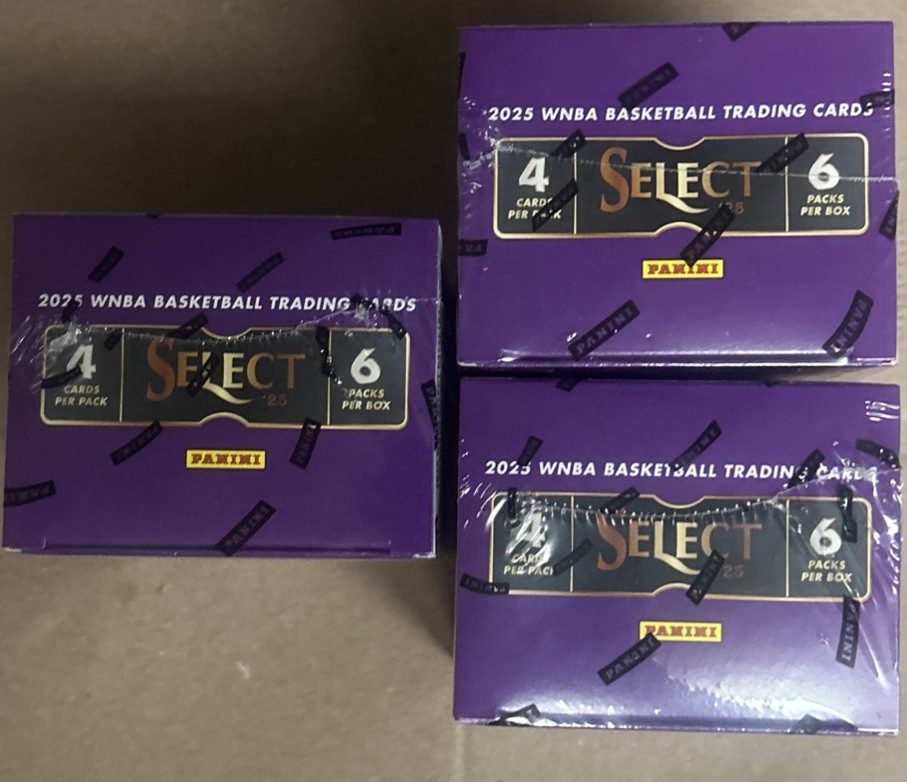2025 Panini Select WNBA Basketball (3) Blaster Boxes BRAND NEW FACTORY SEALED