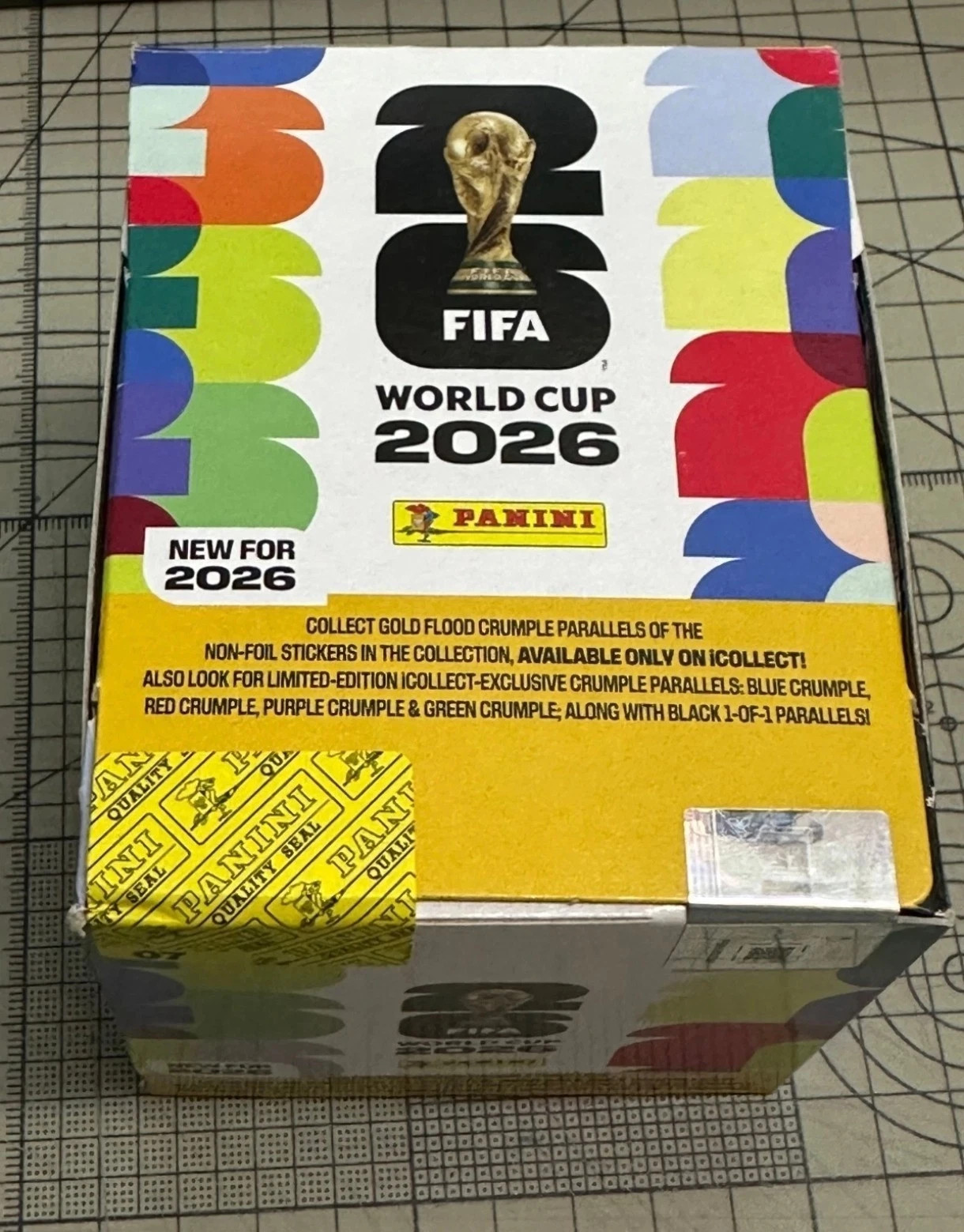 Panini FIFA World Cup 2026 Official Sticker 50-Pack Box Gold Limited 2026 NEW