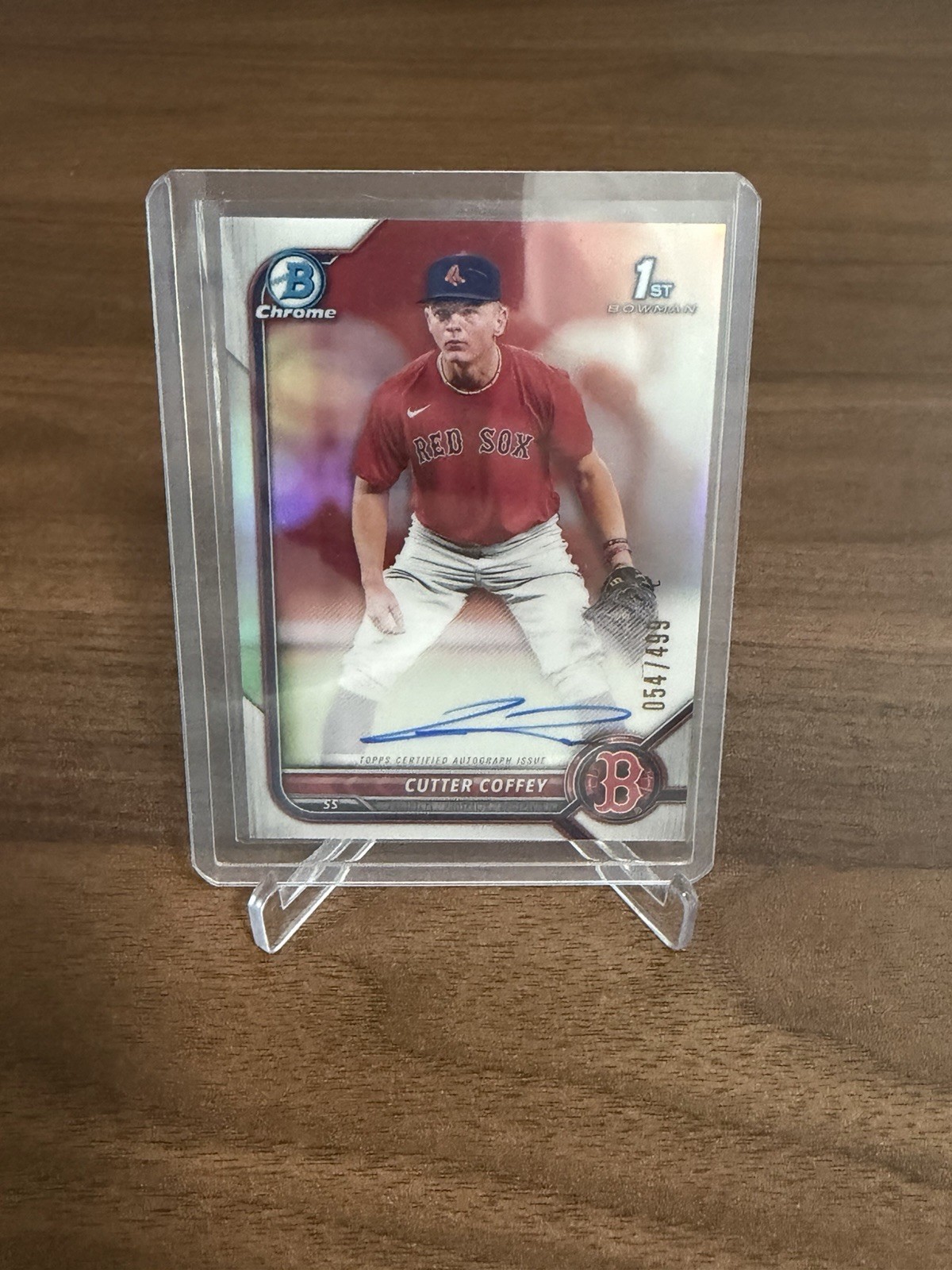 2022 Bowman Draft Chrome – Cutter Coffey 1st Auto Refractor /499