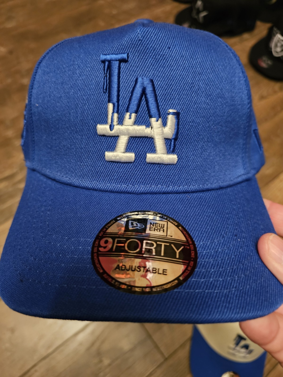 La Dodgers, Bleeds Blue, Snapback, Blue Hat