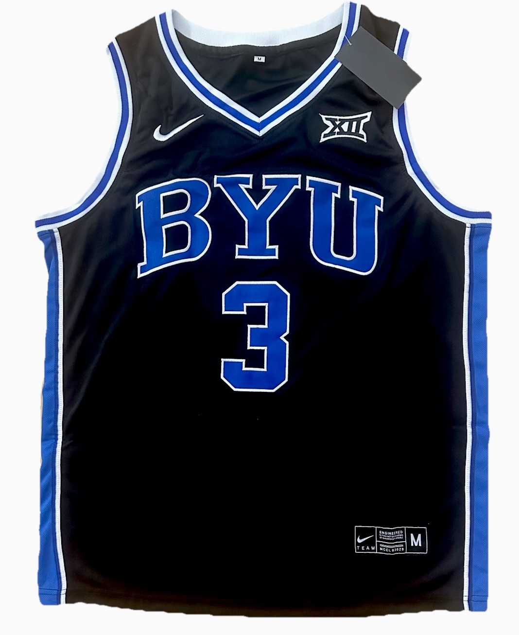 AJ Dybantsa BYU Cougars Jersey New Stitched RARE Mens Medium M Wizards Black