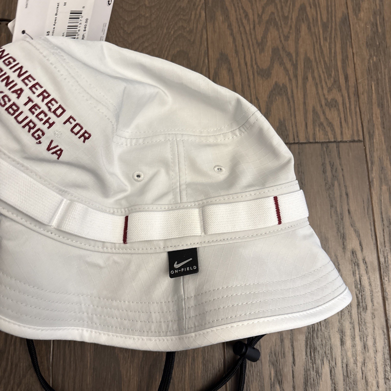 Nike Unisex Adult Dri-Fit Virginia Tech Hokies Apex Bonnie Bucket Hat Medium NWT