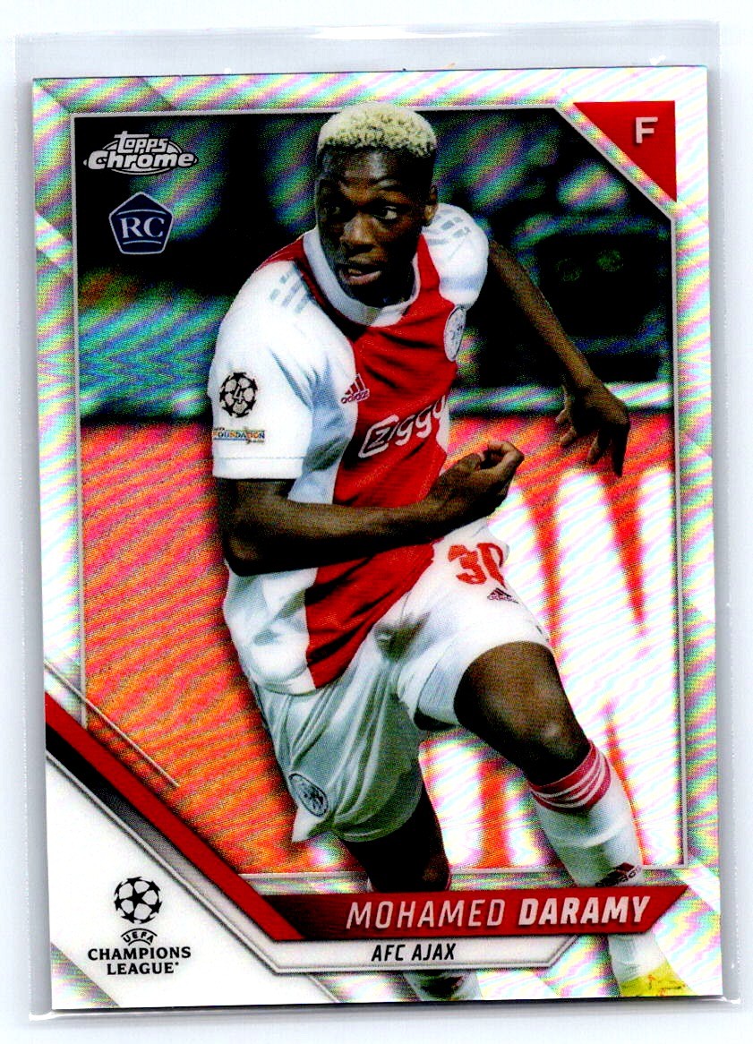 2021-22 Topps Chrome UEFA Champions League #68 Mohamed Daramy Refractor bx7 bX9d