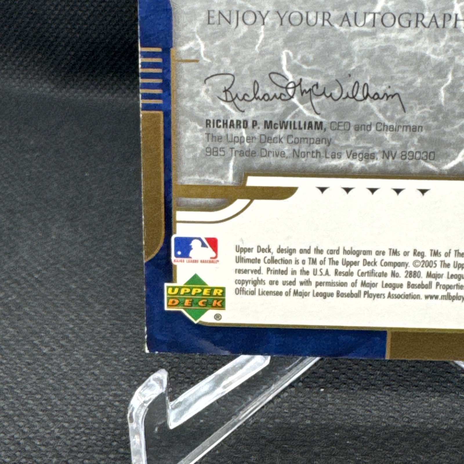 2005 UD Ultimate Collection Signatures US-PF Prince Fielder 23/35 Auto RC