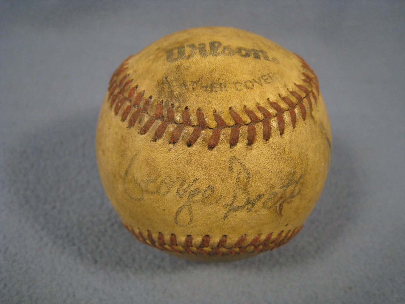 Rare Vintage Signed George Brett Wilson Baseball
