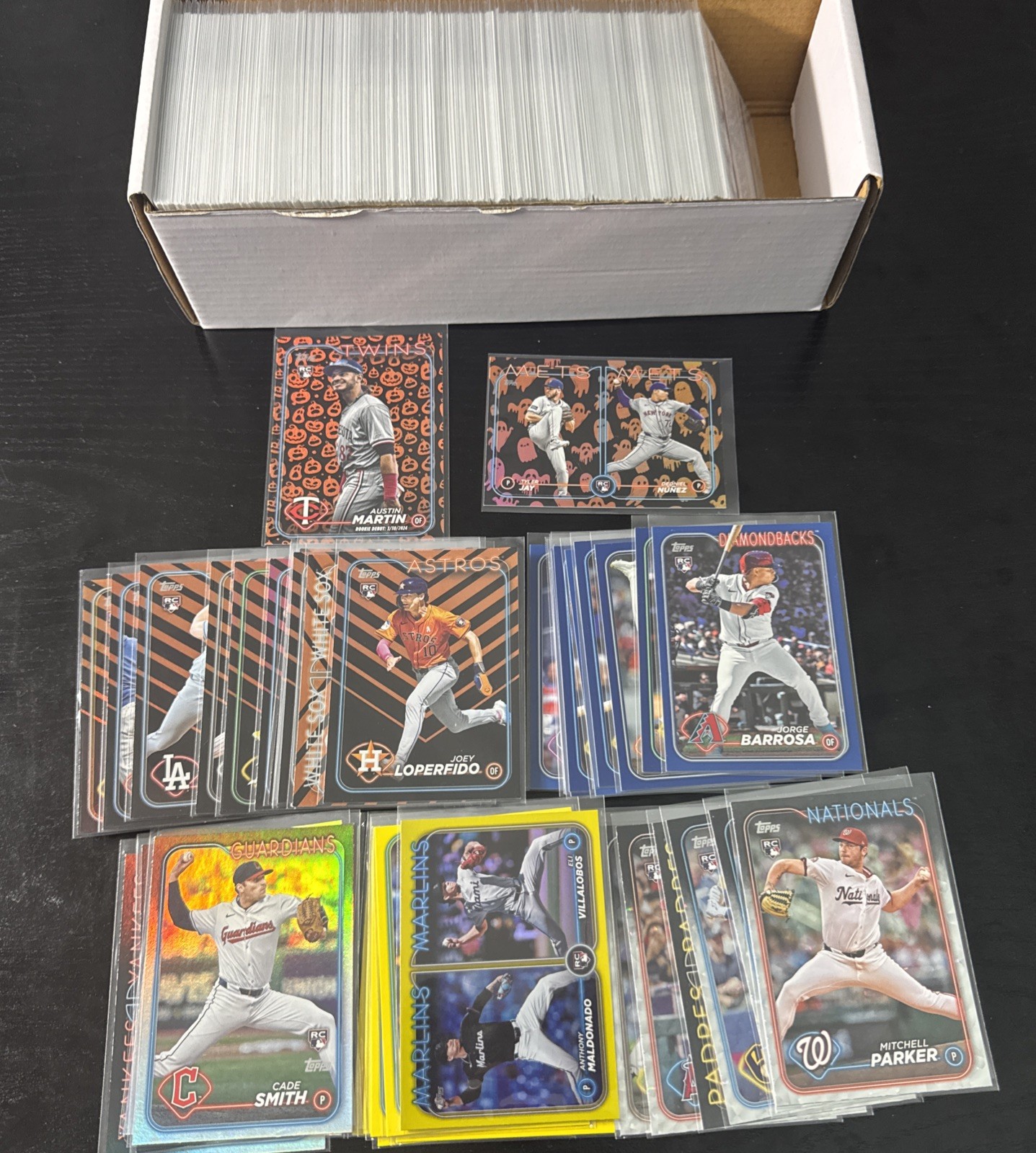 2024 Topps Update Complete Set #US1-US350 Sleeved + 42 Parallels
