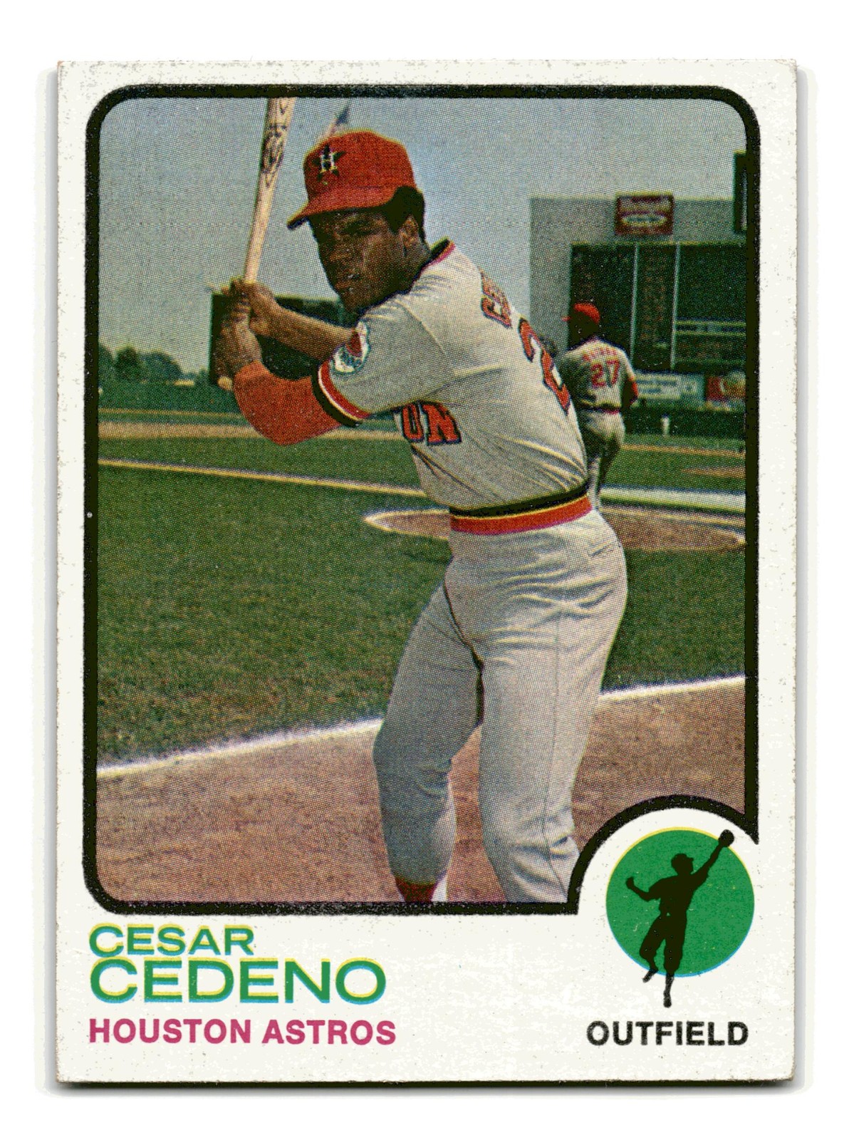 Cesar Cedeno 1973 Topps #290 Houston Astros Vintage EX-MINT