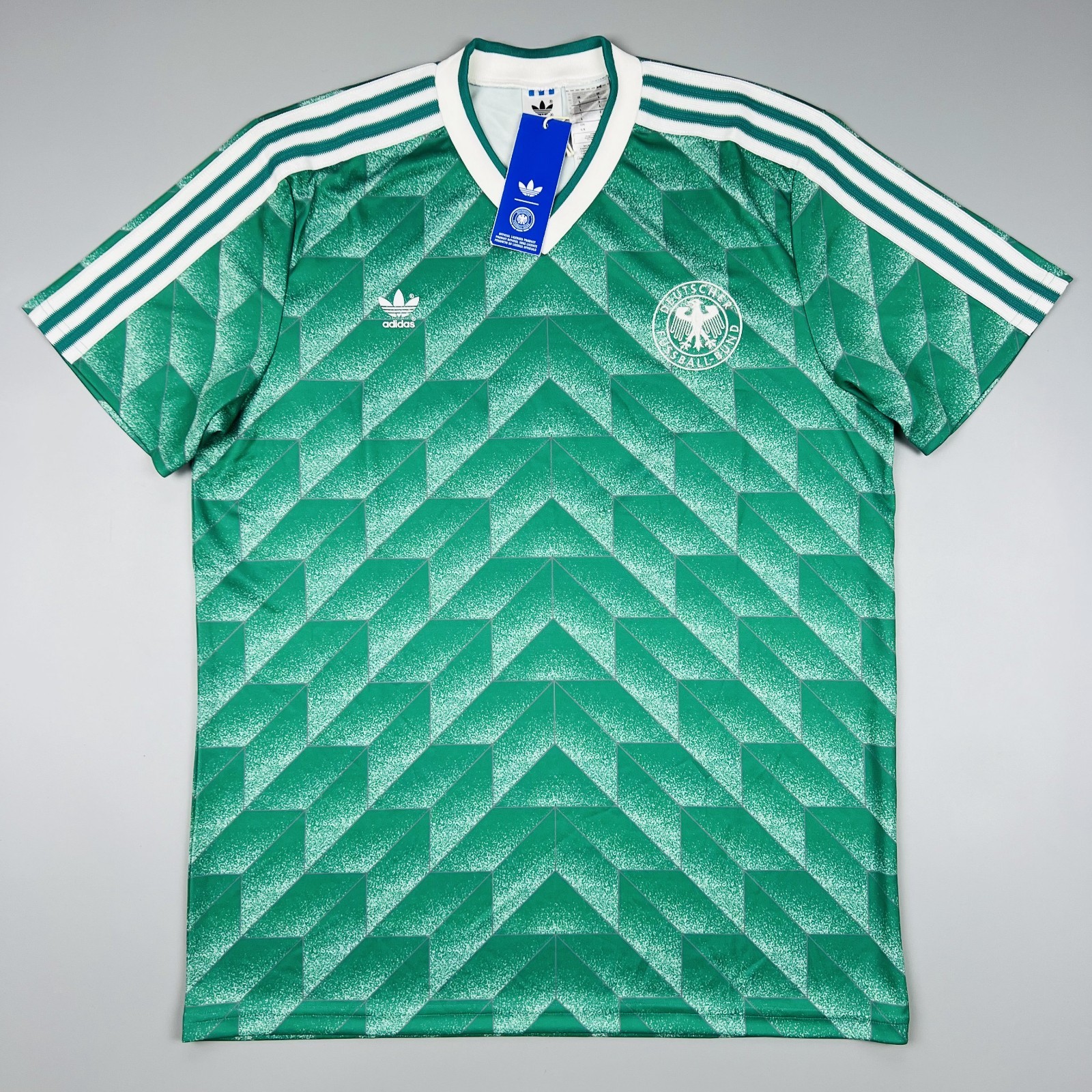 Germany Team Jersey 1990 Away WM Reissue Soccer Shirt Adidas KD3999 Men Size L