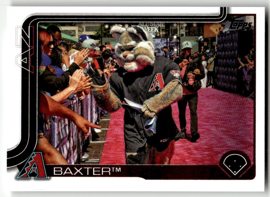 2025 Topps #M-1 Baxter Mascots Arizona Diamondbacks Baseball