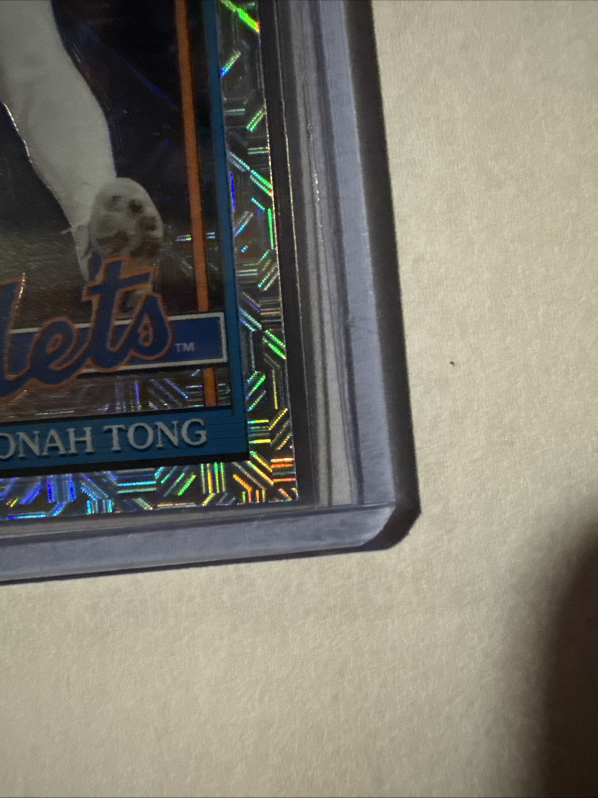 2026 Topps Series 1 Jonah Tong RC 1991 Topps Chrome Silver Pack Mojo #91C-34