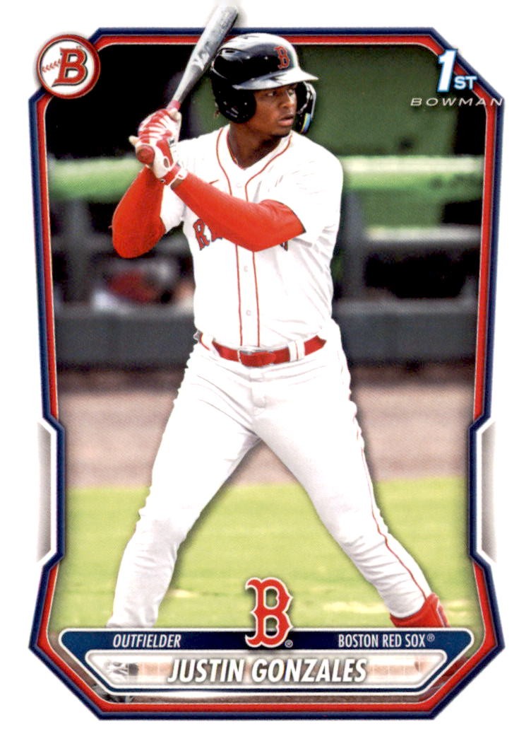 2026 Bowman Prospect Paper Justin Gonzales Boston Red Sox #BP-141 5 Card Lot